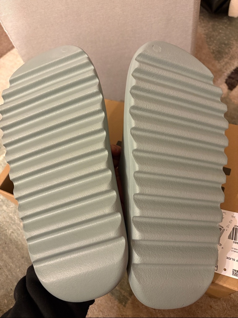 NIB Yeezy Slides (Salt) - Picture 5 of 5